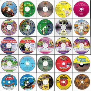 25 Kids CD-ROM Lot #4